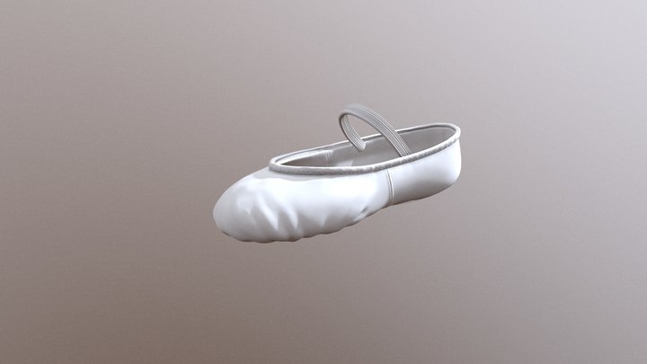 Ballet Slippers 3D Model