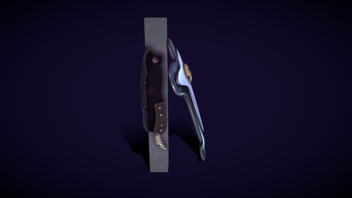 Sword and Shield 3D Model