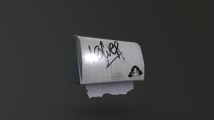 Paper Dispenser 3D Model