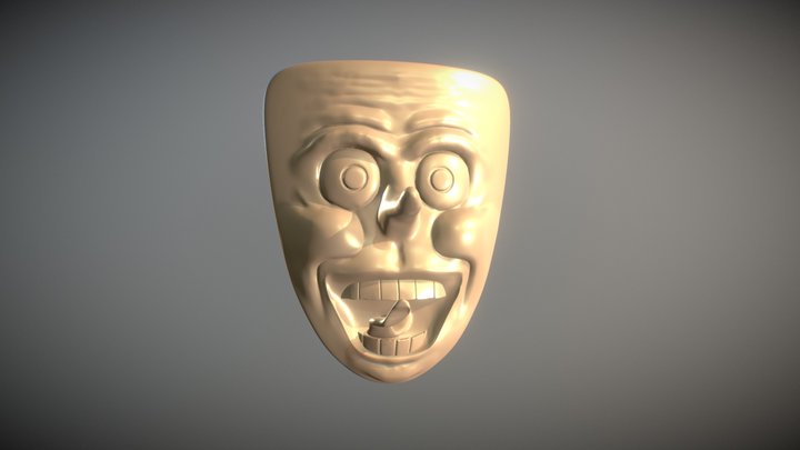 SculptJanuary Day 2: Mask 3D Model