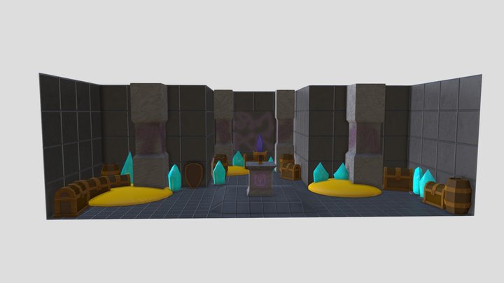Vault Diorama 3D Model