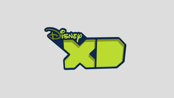 Disney-Xd-Logo-2009-2015 3D Model