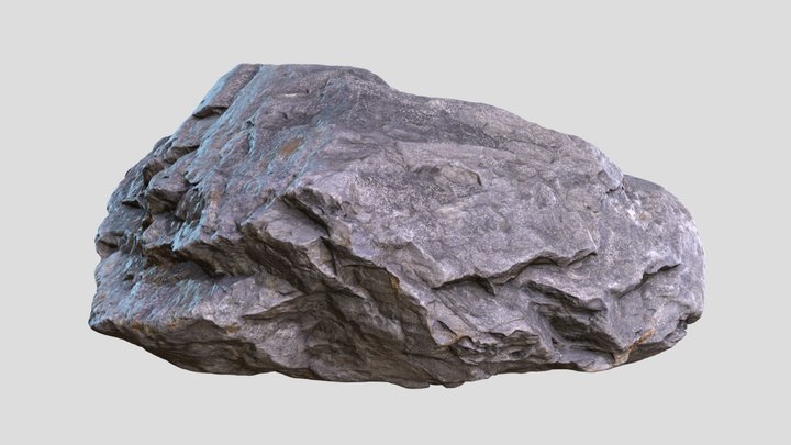Alaskan Cliff Rock Chunk 11 3D Model