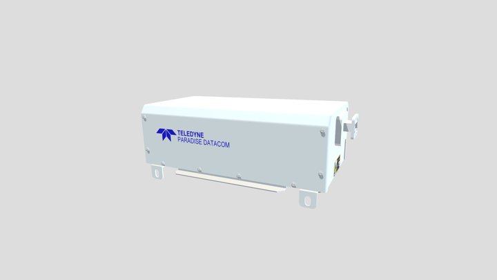 Teledyne Paradise Datacom Compact Outdoor SSPA 3D Model