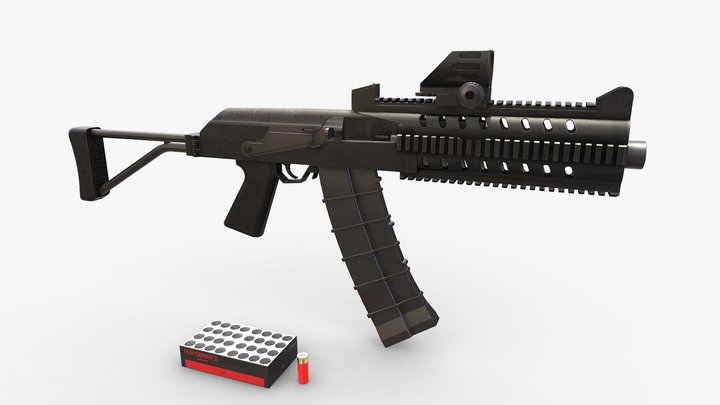Saiga 12 – Modello 3D gratuito STL