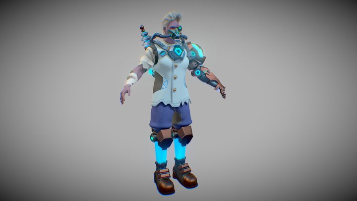 Gidul Skin - Scholar Genius 3D Model