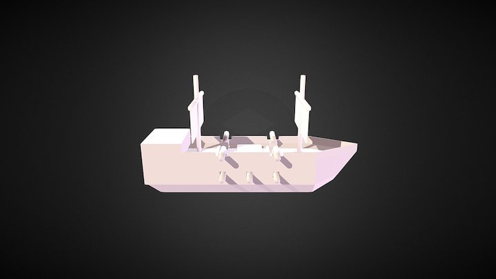 Modular Ship 3D Model