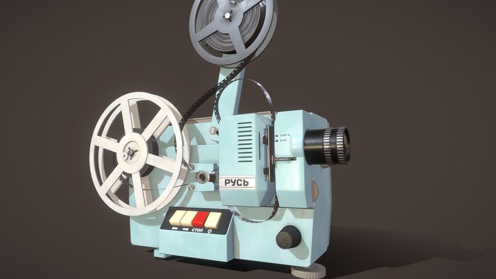 Film projector 3D Model