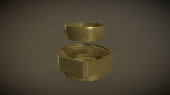 Nut & Olive 3D Model