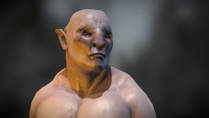 The White Orc 3D Model