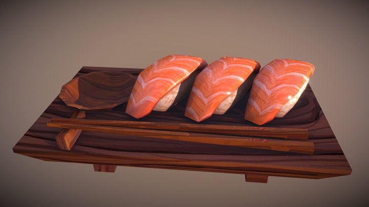Sushi 3D Model