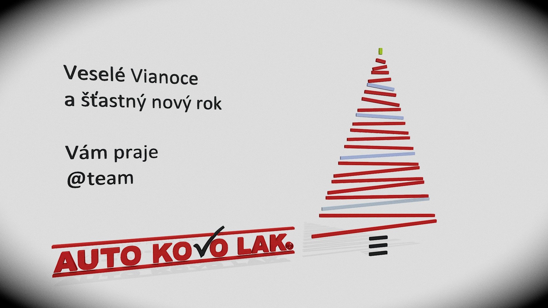 Vianočný pozdrav AUTOKOVOLAK
