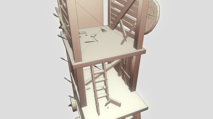 Siege Tower Vehicle Render - CT4012-2020 3D Model