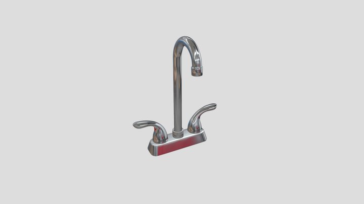 Elkay Everyday Bar Deck Mount Faucet - LK2477CR 3D Model