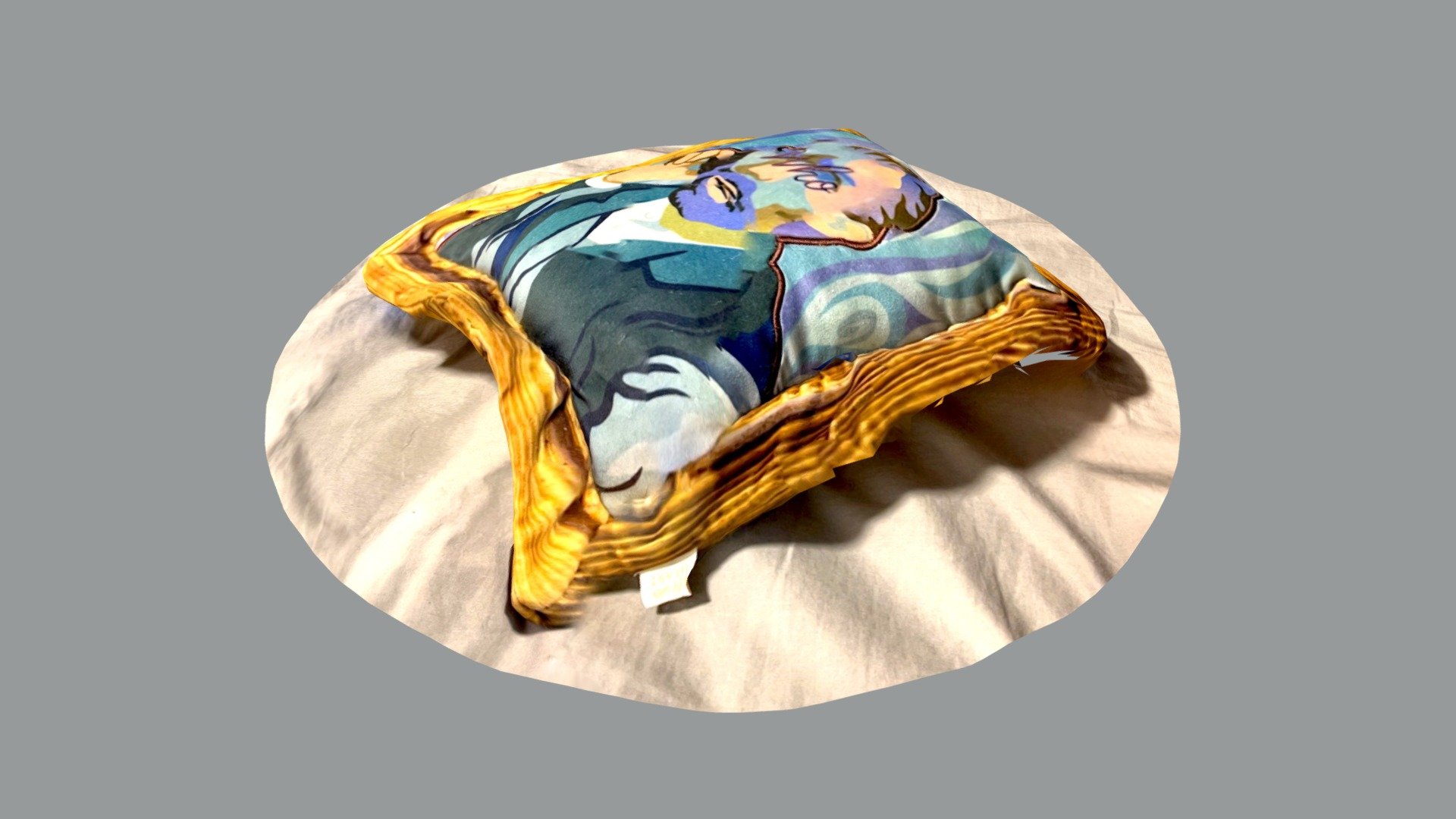Van Gogh cushion Download Free 3D model by hinleung [30497ee] Sketchfab