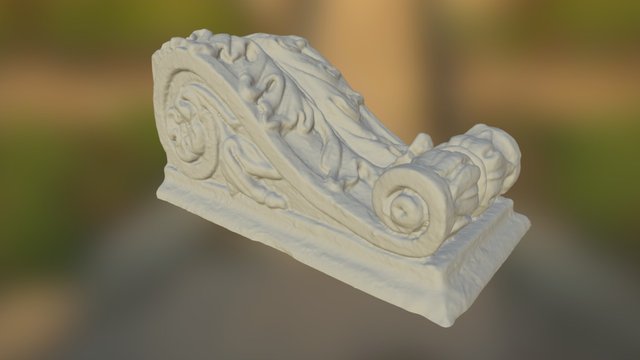 Elemento decorativo cornicione 3D Model
