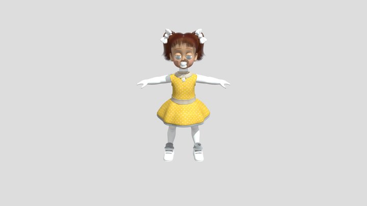 Gabby-Toy story 4 (Broken messed up body) 3D Model