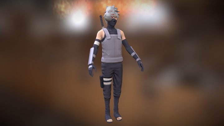 Anbu Kakashi Hatake 3D Model