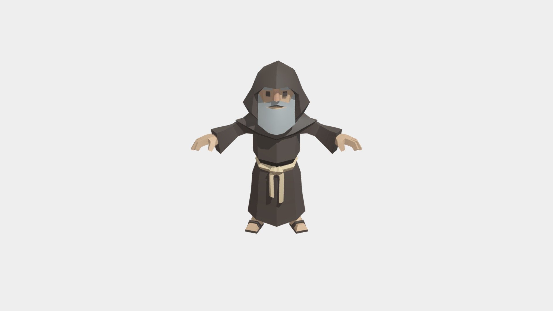 monk-character - 3D model by Ryder_biker [304a033] - Sketchfab