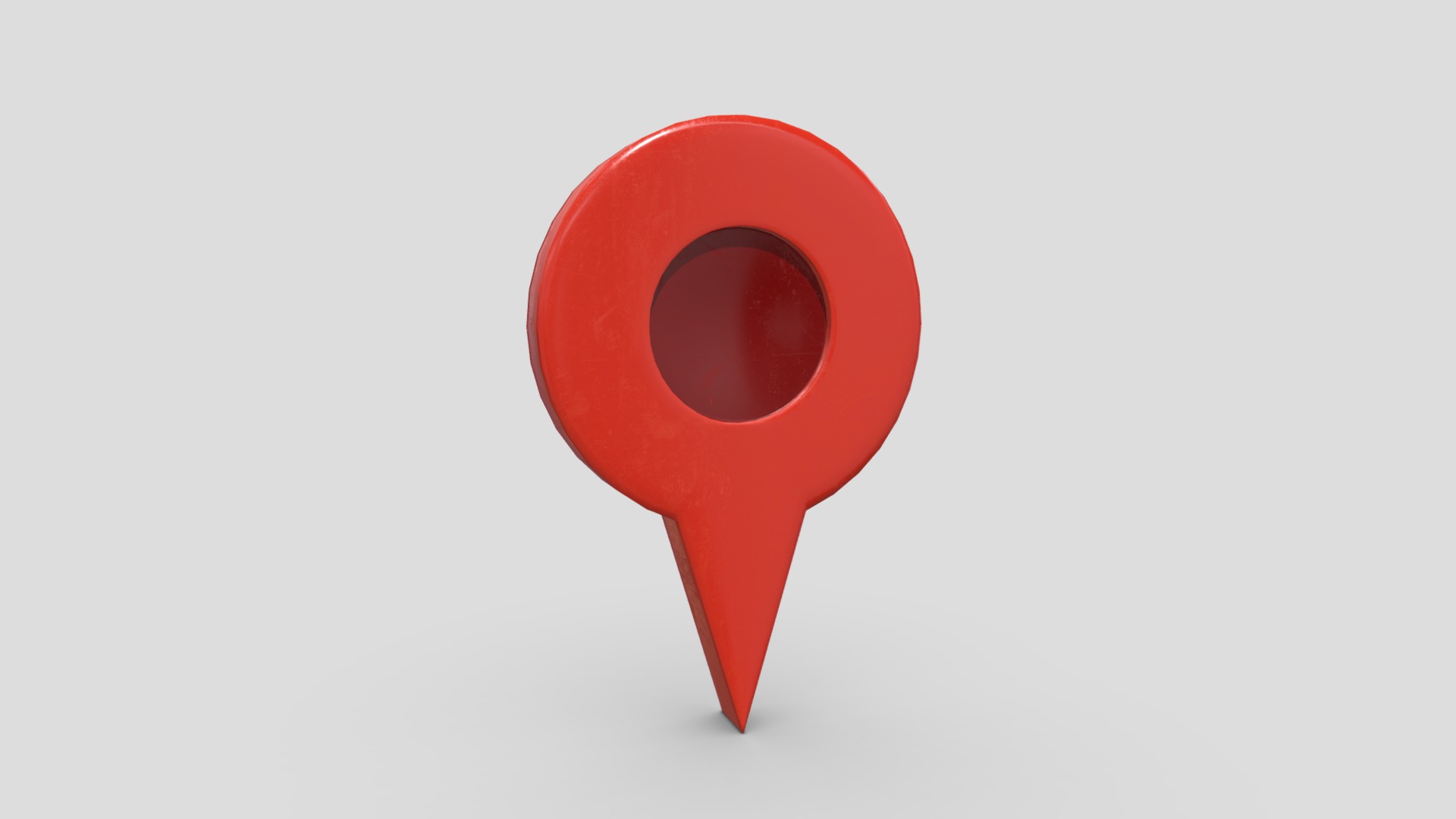 3D model Map Pointer 4 - This is a 3D model of the Map Pointer 4. The 3D model is about icon.