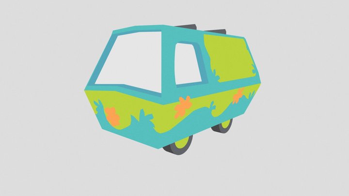 mystery machine 3D Model