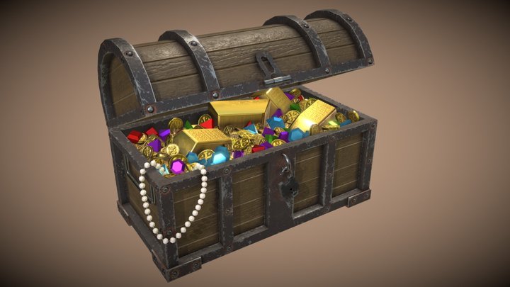 Jewelry chest 3D Model