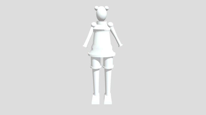 Character Rigged 3D Model