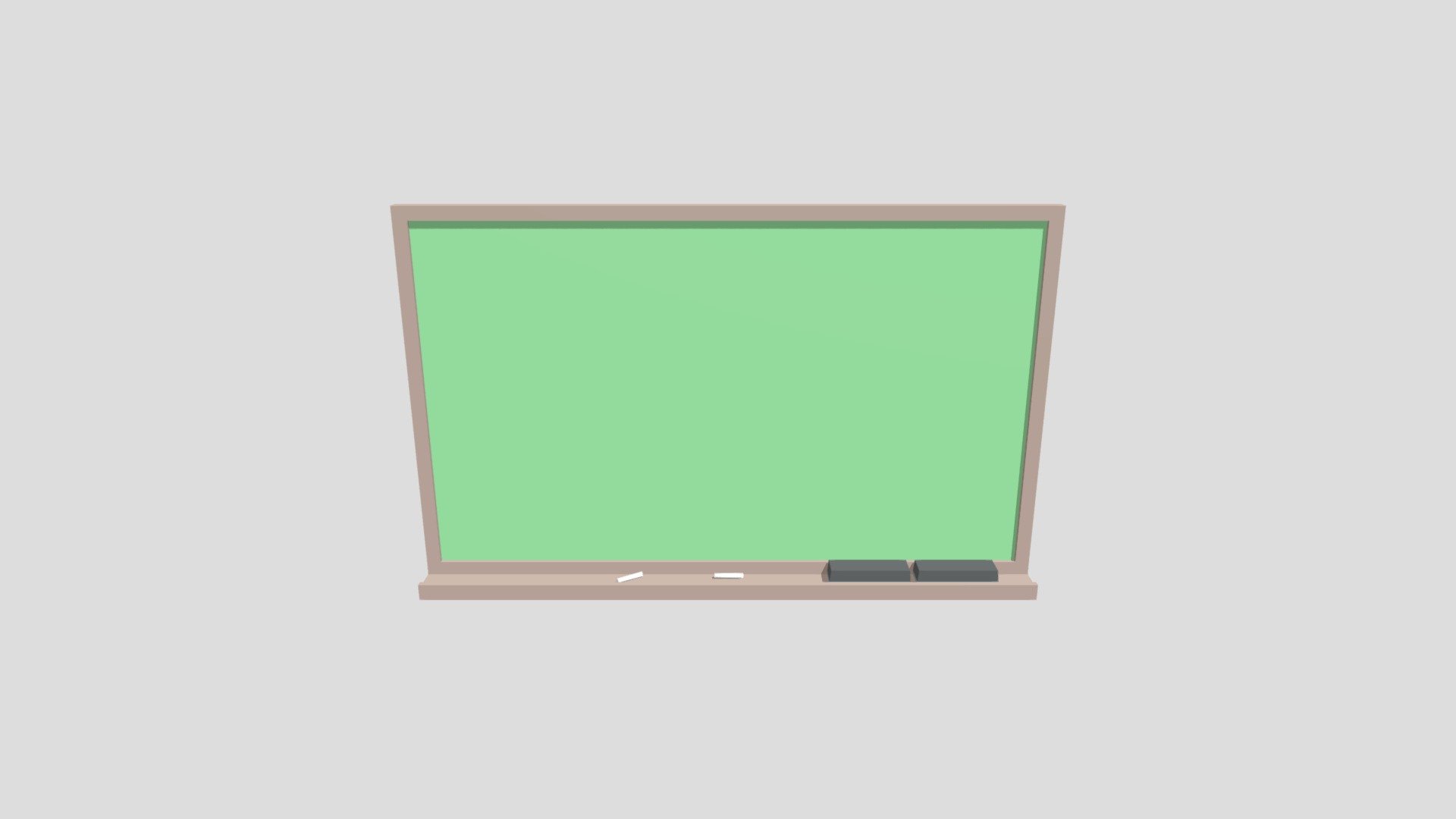 Blackboard from Poly by Google 3D model by IronEqual (ieniels