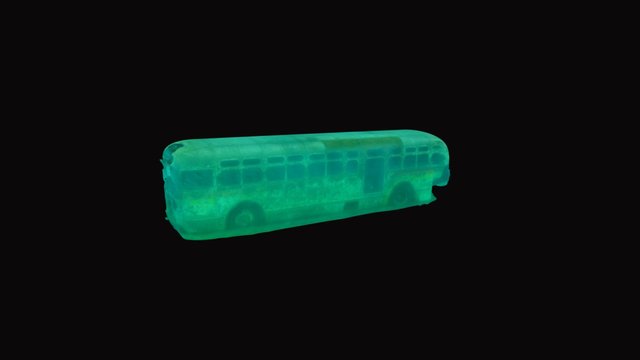 Sunken Bus 3D Model