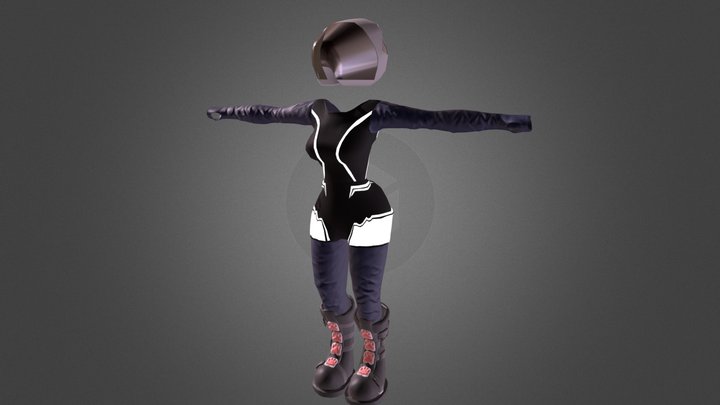 Rexouium Science-fiction suit 3D Model
