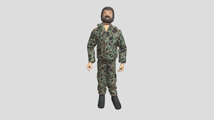 GIJOE_Woodland_ Camouflage_obj – Free 3D Model STL