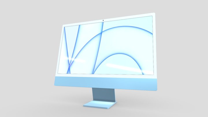 iMac 2021 – Free 3D Model STL
