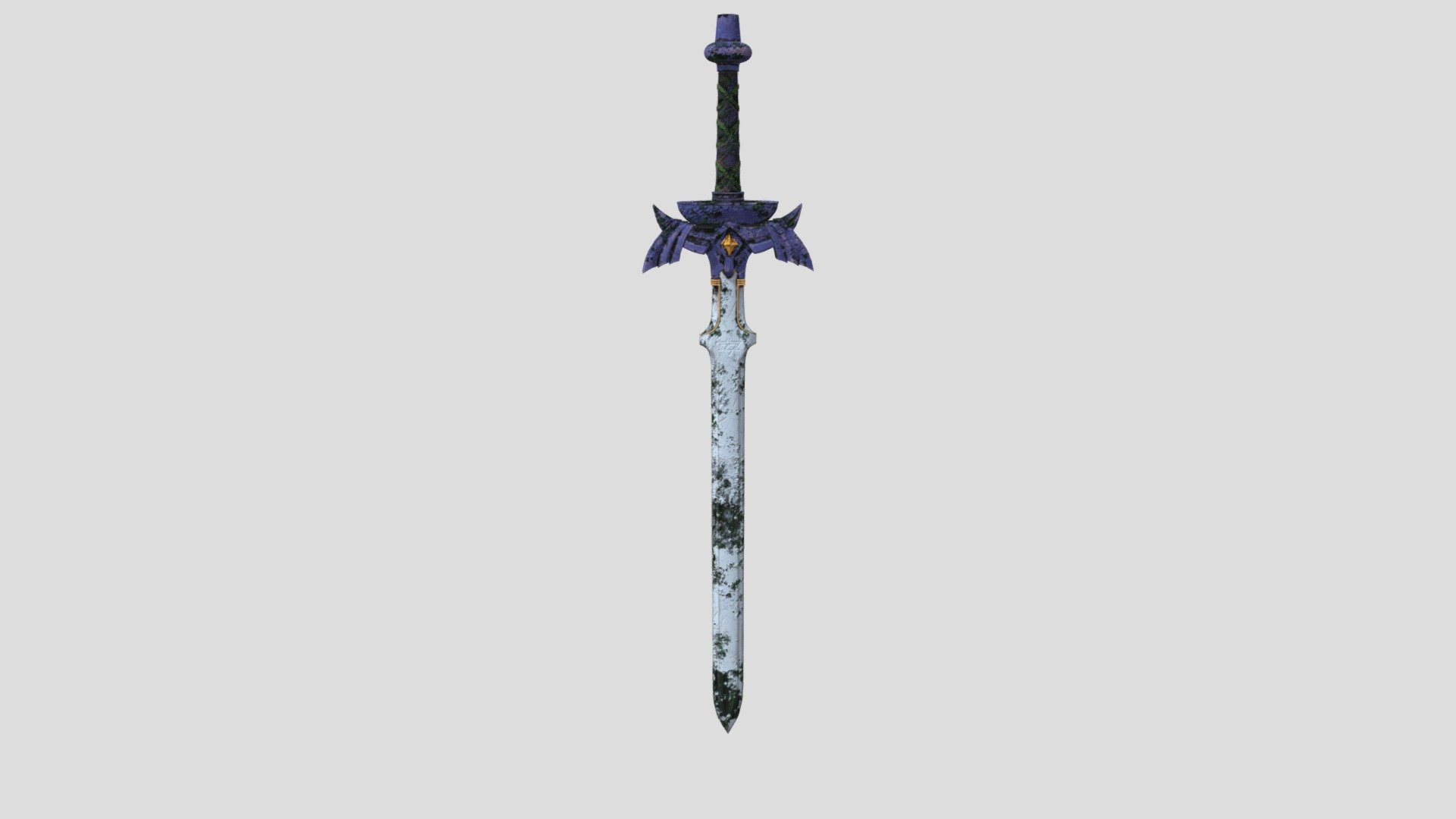 Mastersword (damaged) - Download Free 3d Model By Ricku (@rickxrox 