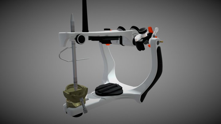 Bioart A7 Plus Semi-adjustable Articulator 3D Model