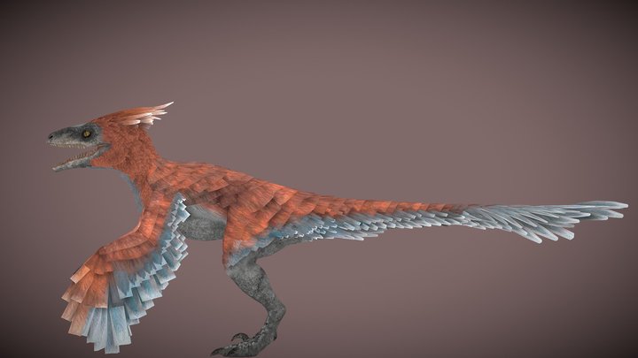 Jurassic World Dominion 2022 Pyroraptor – Kostenloses 3D-Modell STL