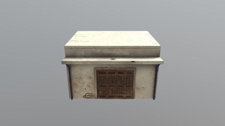3D model of a simple house Low-poly 3D model 3D Model