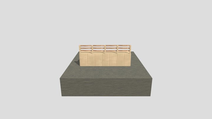 6"ft Quarter pipe FBX 3D Model