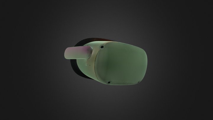 Low Poly Headset - Oculus Quest 2 3D Model