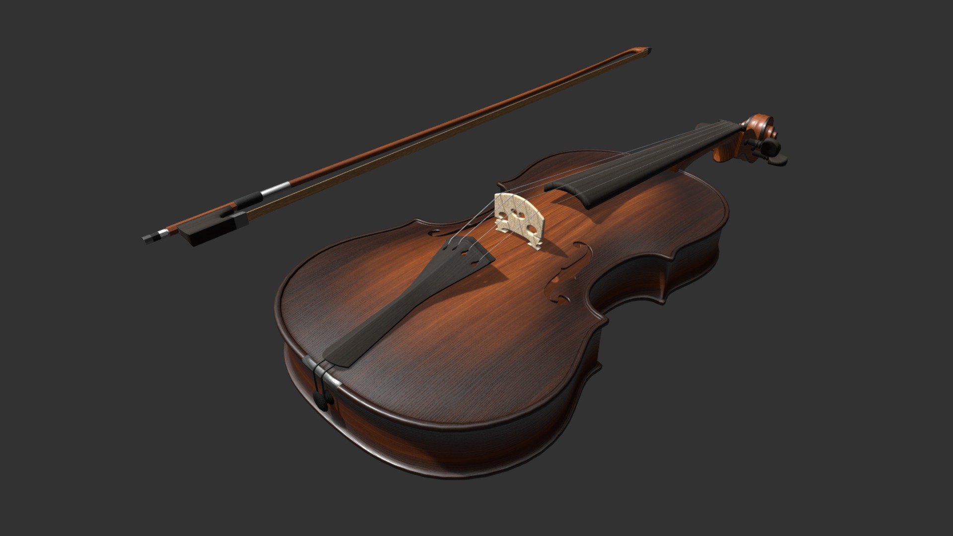 Violin 3D model by jelly_gecko [3050a0d] Sketchfab