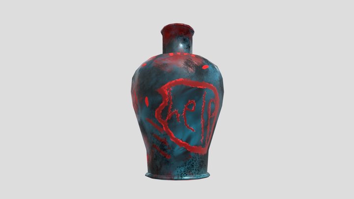 Horror Vase 3D Model