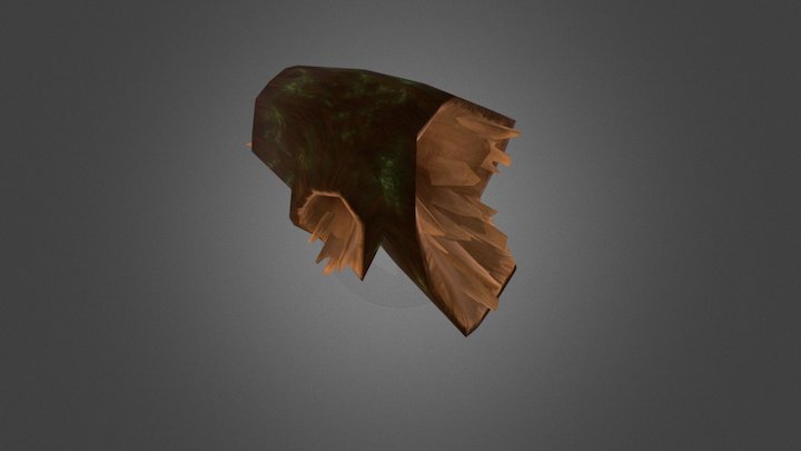 Rotten Log 3D Model