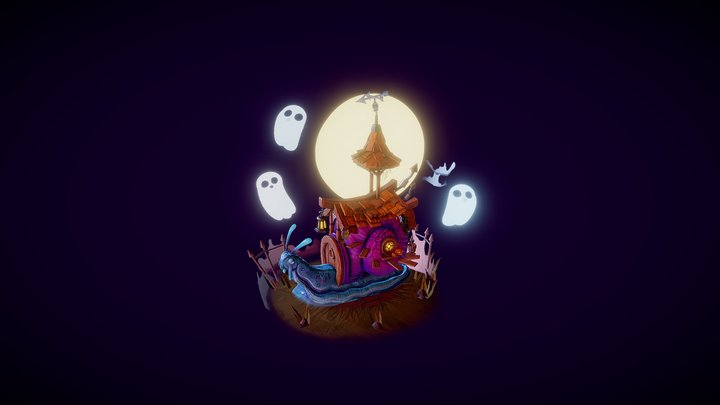 The Haunted Snouse! Haunted House Challenge 3D Model