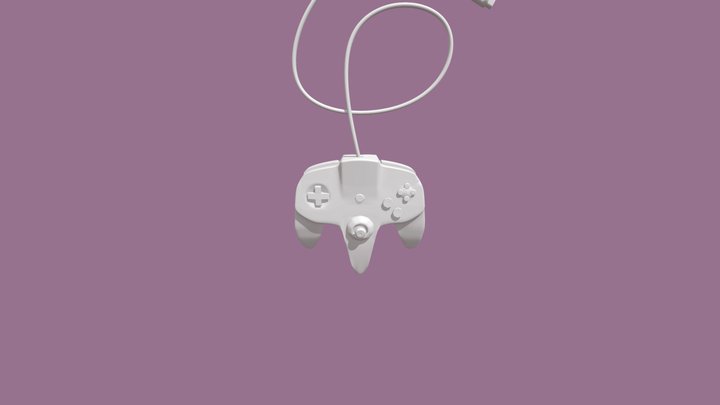 Nintendo64 Controller (WIP) 3D Model