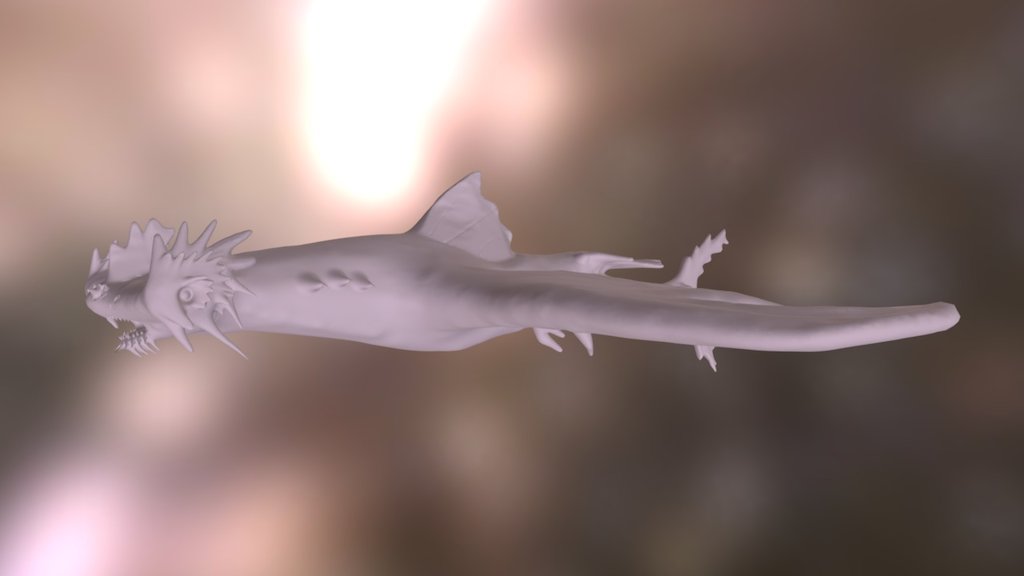 Saw Eyed Hammer shark