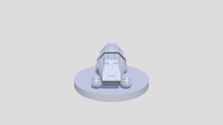 NASA's Mars rover concept vehicle 3D Model
