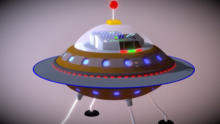 SpaceCraft 3D Model