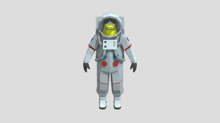 Dino Astronaut 3D Model