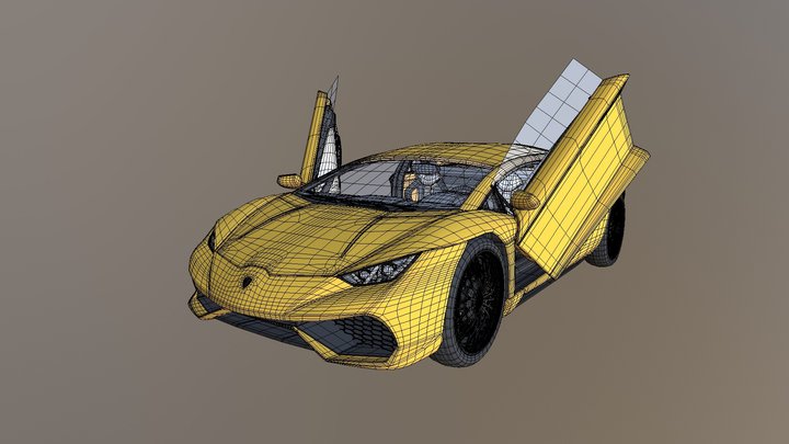 Lamborghini fusion by pisut3d 3D Model