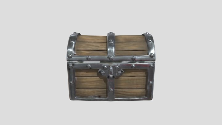 Treasure Chest 3D Model