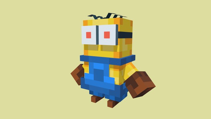 Dave - Minions | Low-poly 3D Model
